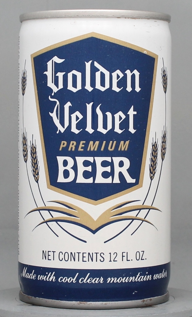 Golden Velvet Premium Beer 12 Oz Tab Top Can