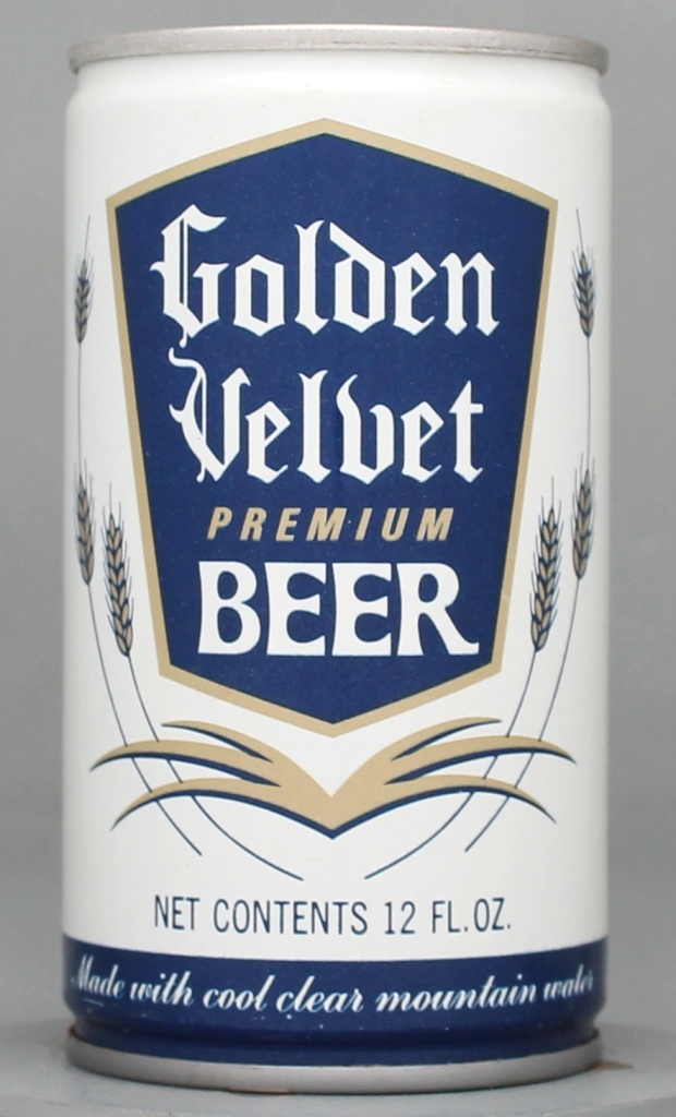 Golden Velvet Premium Beer 12 Oz Tab Top Can