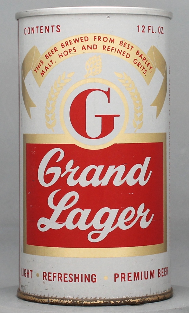 Grand Lager Premium Beer 12 Oz Zip Top Can