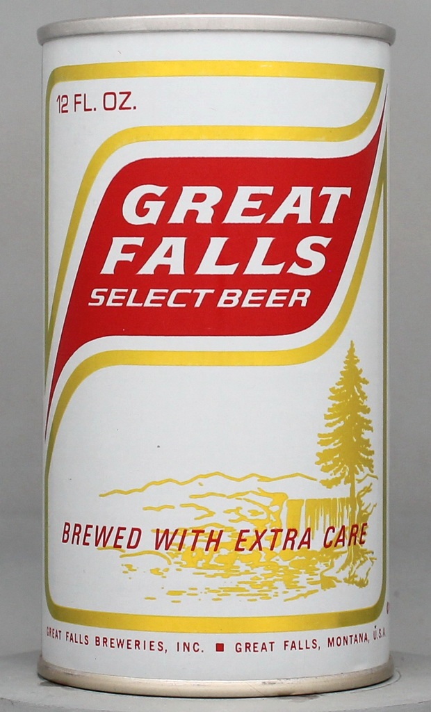 Great Falls Select Beer 12 Oz Tab Top Can