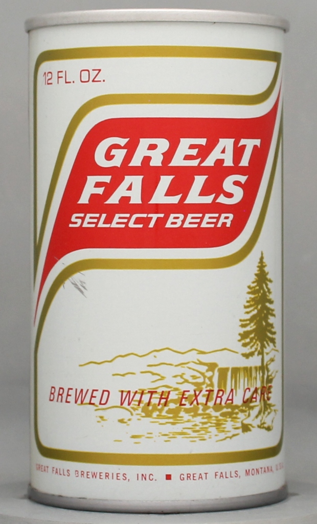 Great Falls Select Beer 12 Oz Tab Top Can