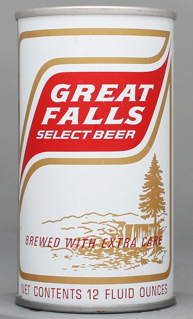 Great Falls Select Beer 12 Oz Tab Top Can