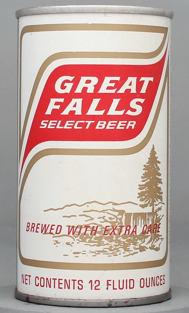 Great Falls Select Beer 12 Oz Tab Top Can