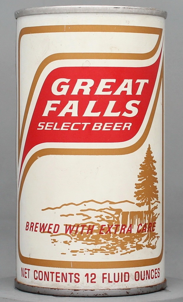 Great Falls Select Beer 12 Oz Tab Top Can