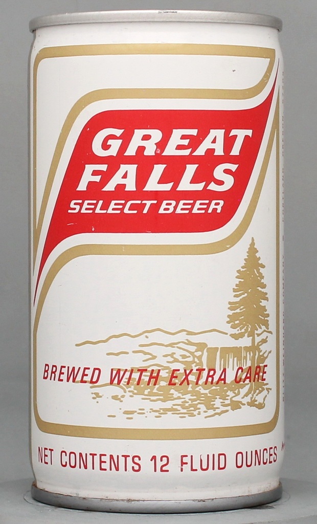 Great Falls Select Beer 12 Oz Tab Top Can