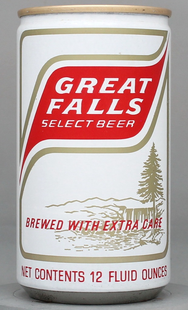 Great Falls Select Beer 12 Oz Tab Top Can