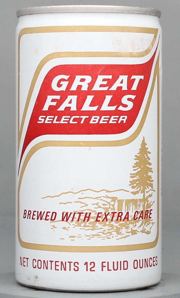 Great Falls Select Beer 12 Oz Tab Top Can