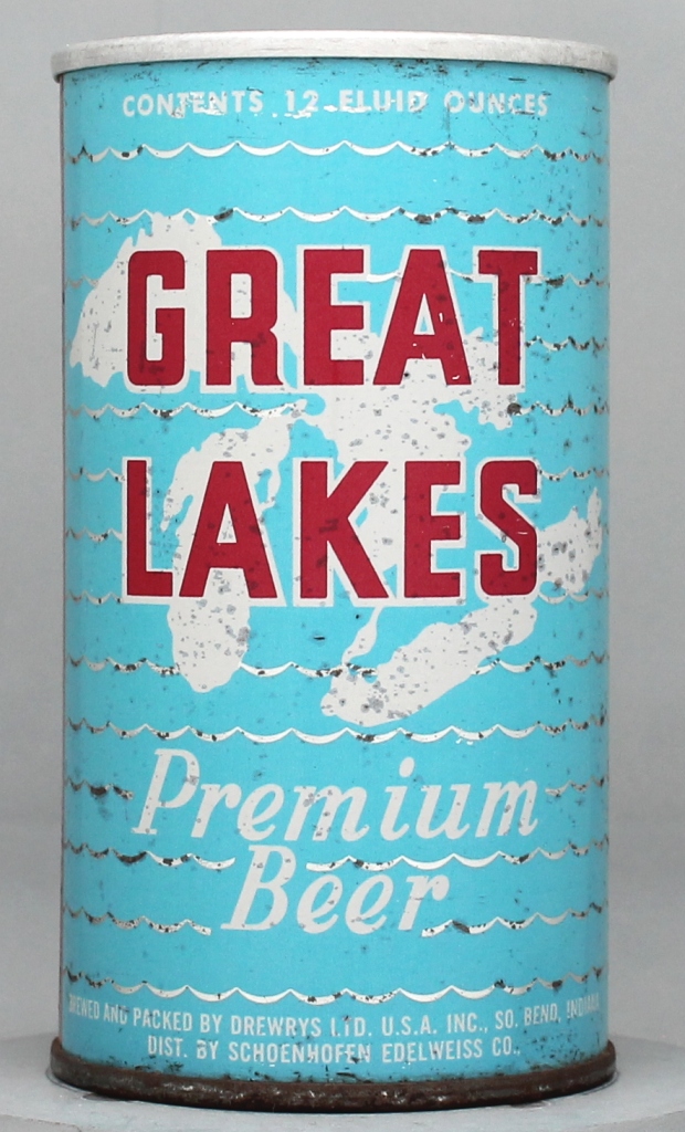 Great Lakes Premium Beer 12 Oz Tab Top Can