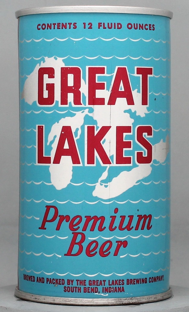 Great Lakes Premium Beer 12 Oz Tab Top Can
