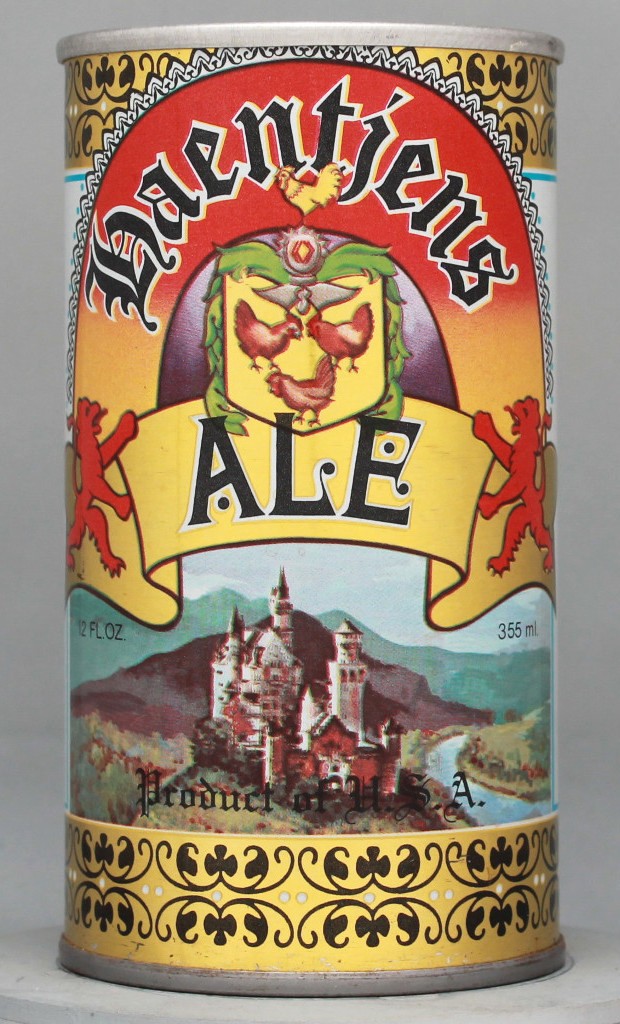 Haentjens Ale 12 Oz Tab Top Can