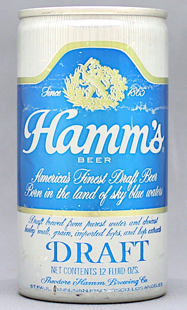 Hamm's Genuine Draft 12 Oz Tab Top Can