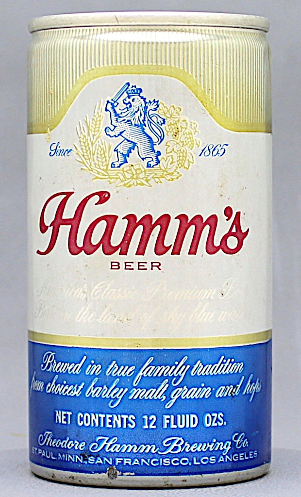Hamm's Beer 12 Oz Tab Top Can
