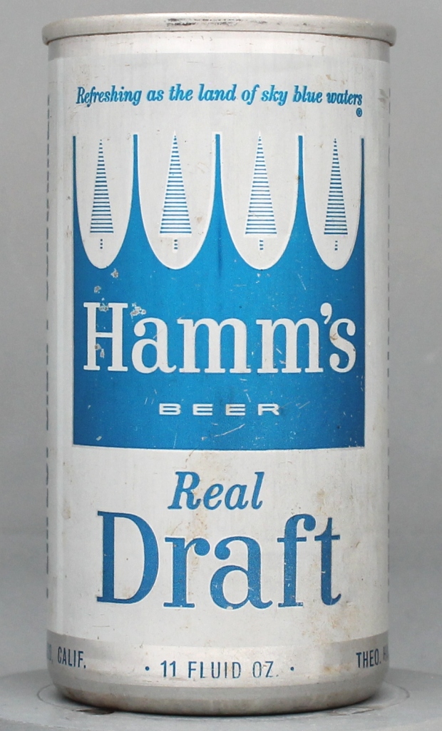 Hamm's Real Draft 11 Oz Tab Top Can