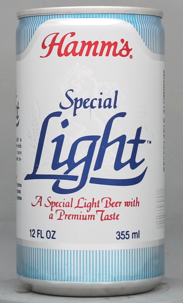 Hamm's Special Light Beer 12 Oz Tab Top Can
