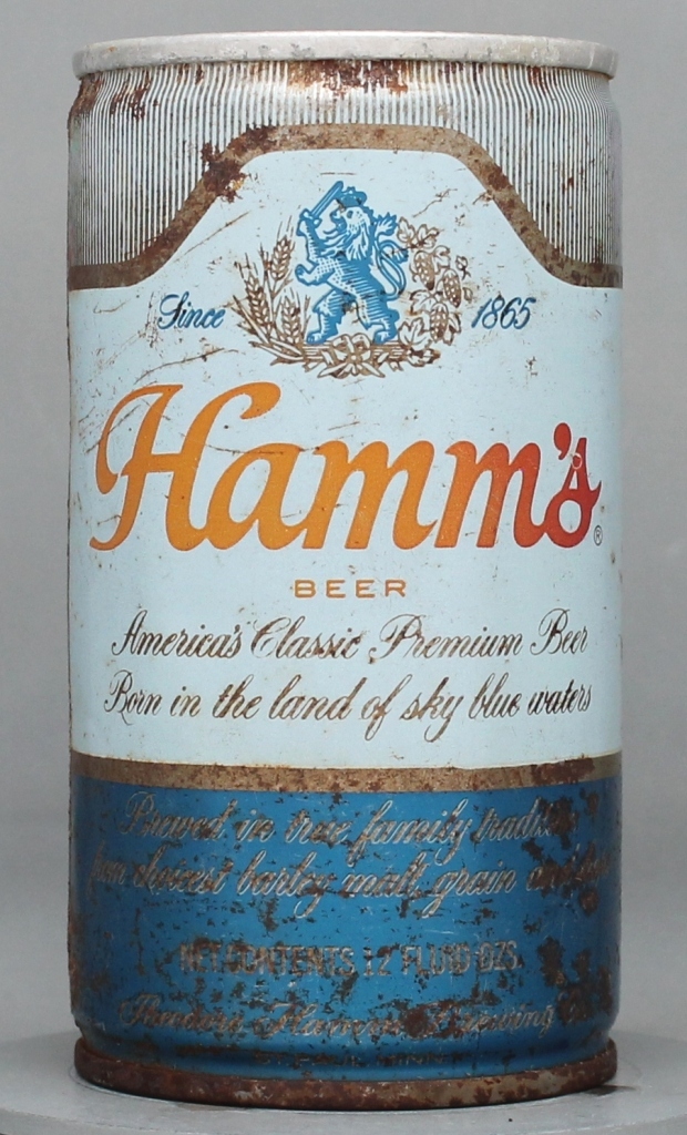 Hamm's Beer 12 Oz Tab Top Can
