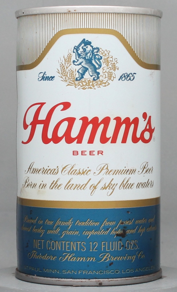 Hamm's Beer 12 Oz Tab Top Can