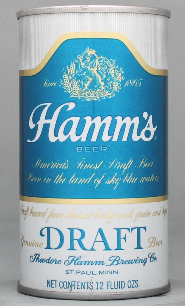 Hamm's Genuine Draft 12 Oz Tab Top Can