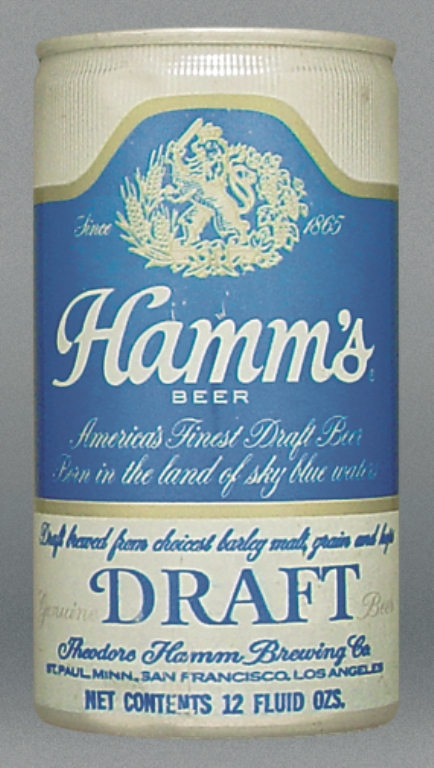 Hamm's Genuine Draft 12 Oz Tab Top Can