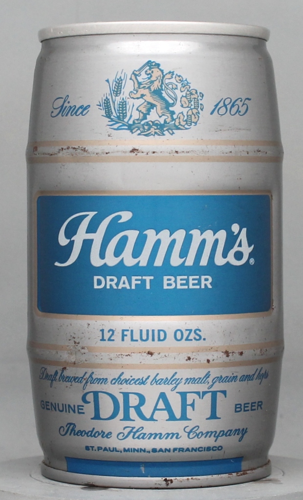 Hamm's Genuine Draft 12 Oz Tab Top Can