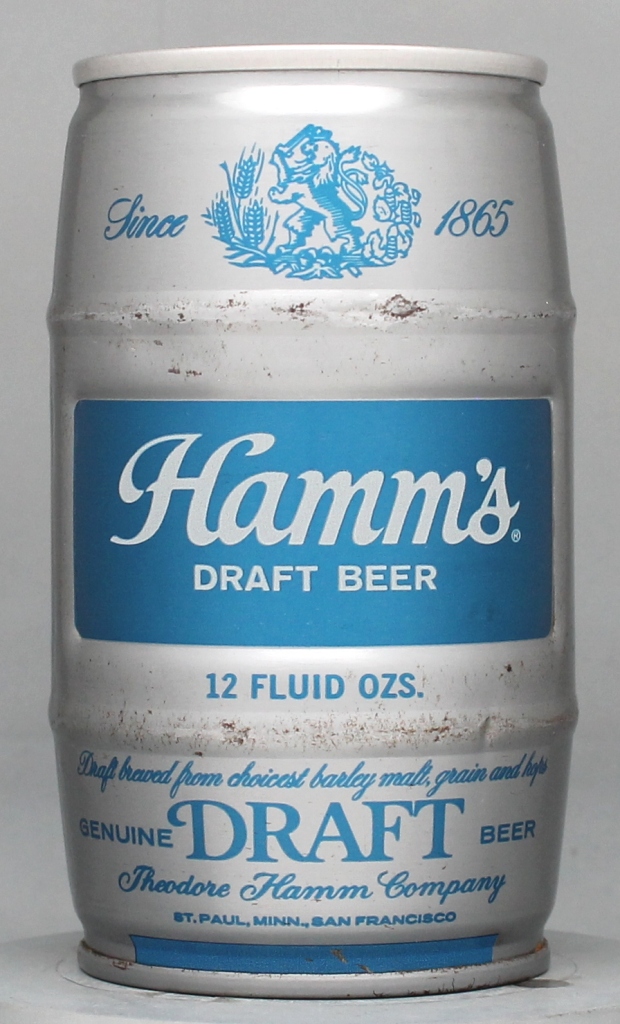 Hamm's Draft 12 Oz Tab Top Can