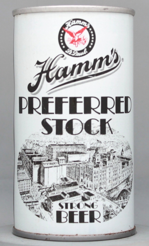 Hamm's Prefered Stock Beer 12 Oz Tab Top Can