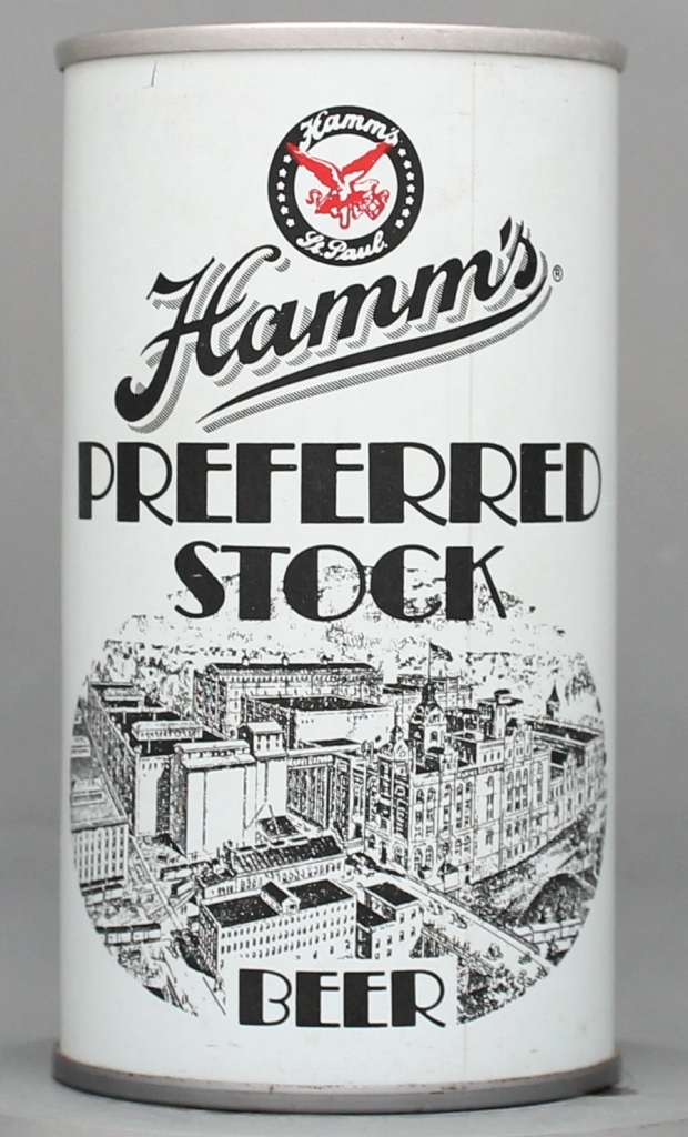 Hamm's Preferred Stock Beer 12 Oz Tab Top Can