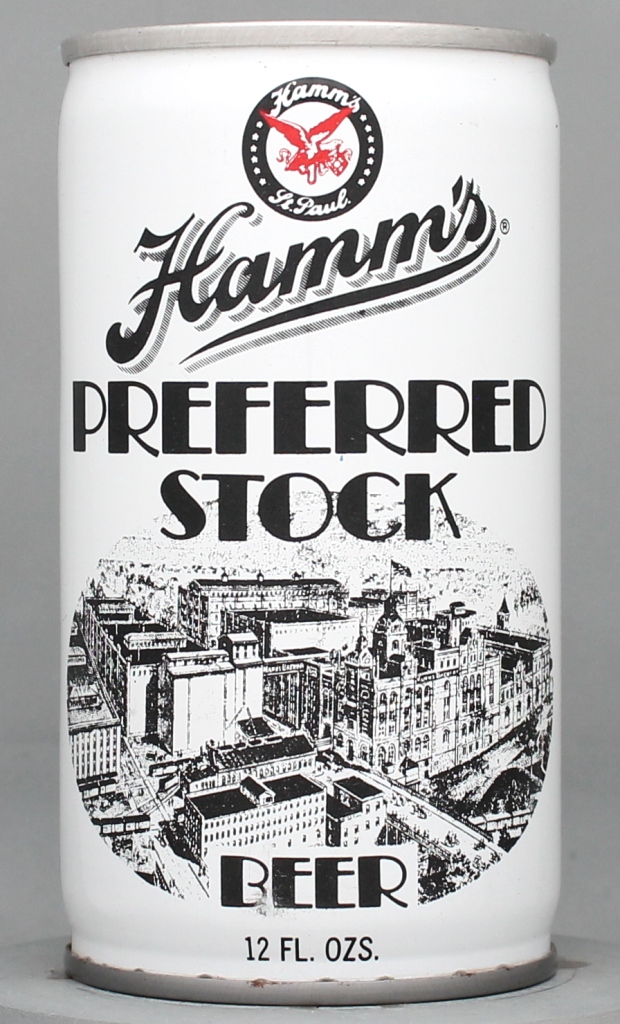 Hamm's Preferred Stock Beer 12 Oz Tab Top Can
