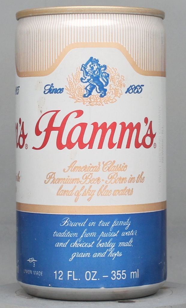 Hamm's Beer 12 Oz Tab Top Can