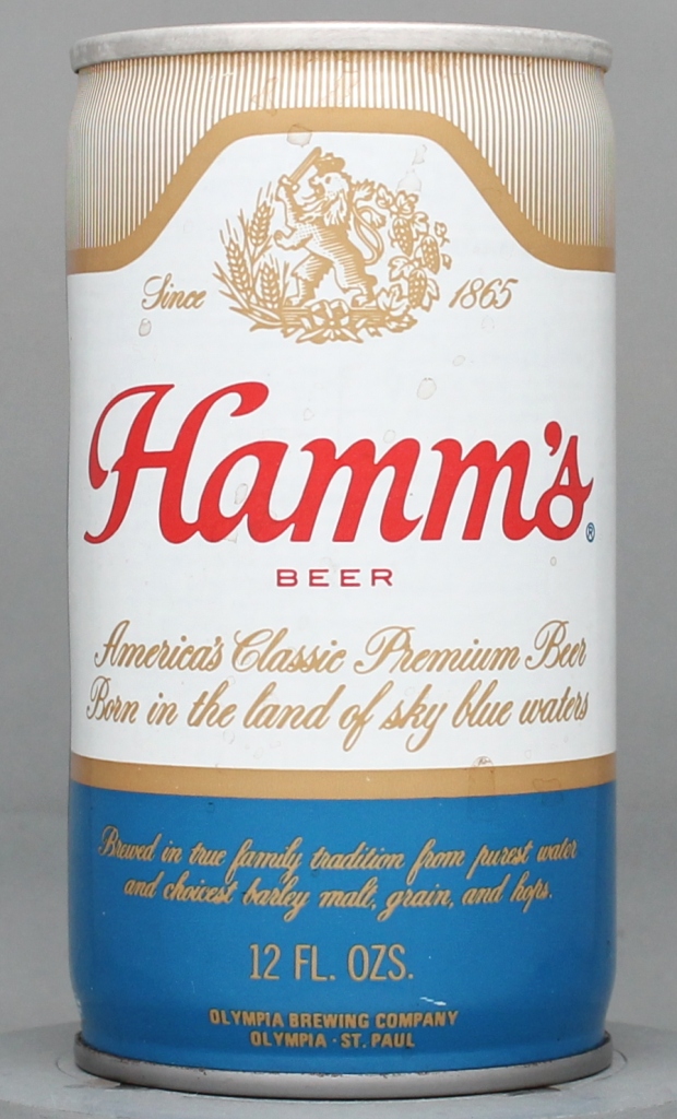 Hamm's Beer 12 Oz Tab Top Can