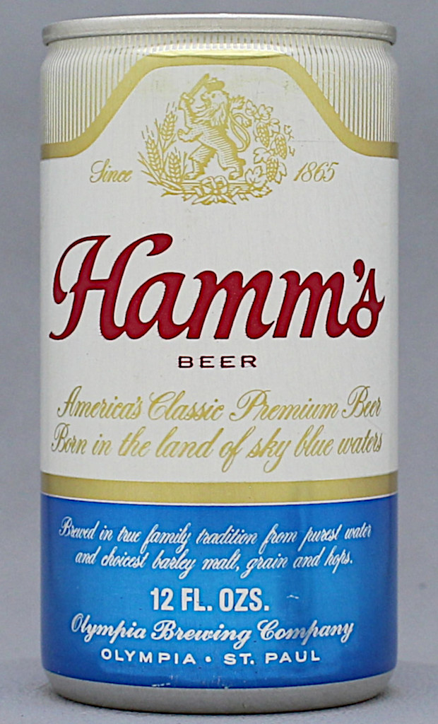 Hamm's Beer 12 Oz Tab Top Can