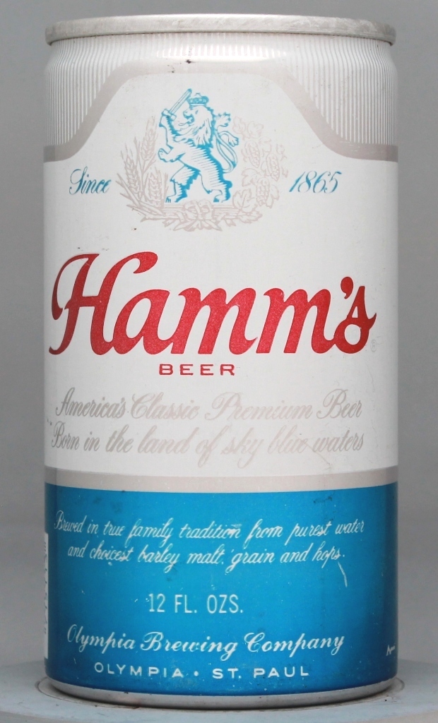 Hamm's Beer 12 Oz Tab Top Can