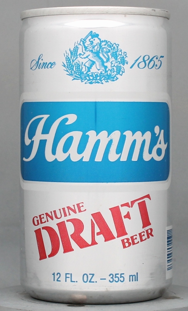 Hamm's Genuine Draft 12 Oz Tab Top Can