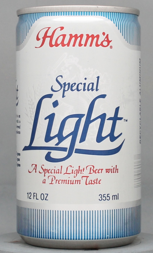 Hamm's Special Light Beer 12 Oz Tab/Stay Top Can
