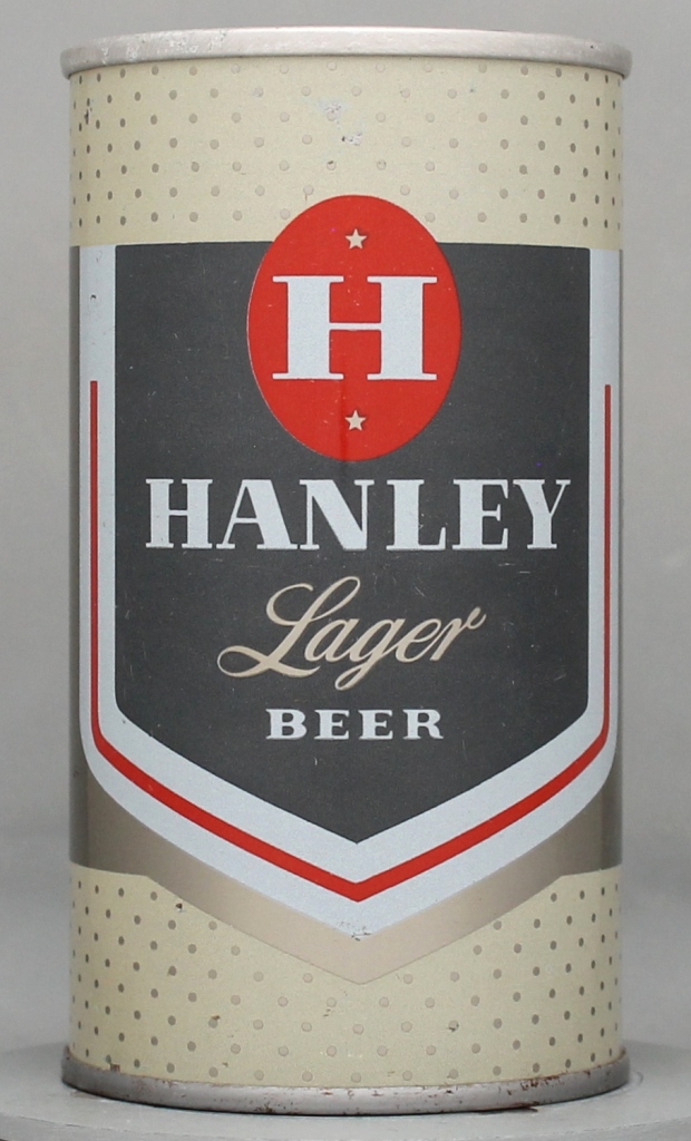 Hanley Lager Beer 12 Oz Tab Top Can