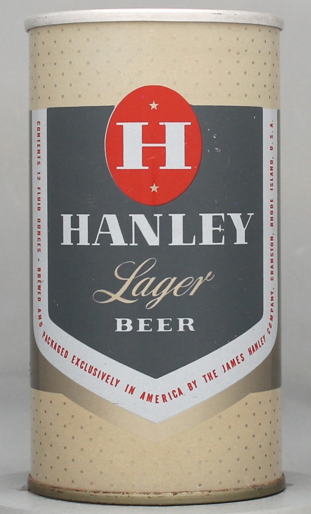 Hanley Lager Beer 12 Oz Tab Top Can