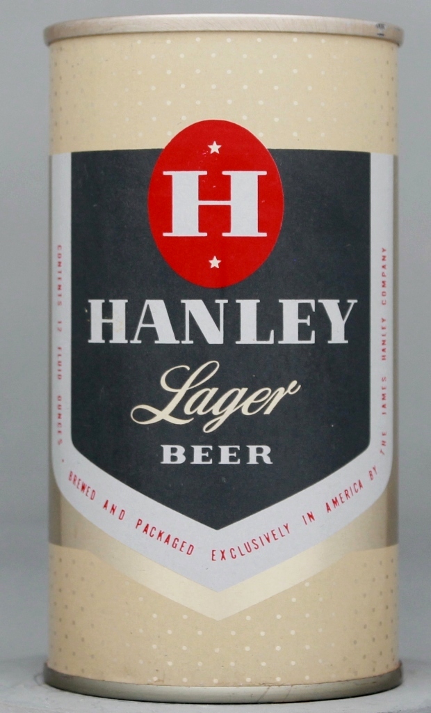 Hanley Lager Beer 12 Oz Tab Top Can
