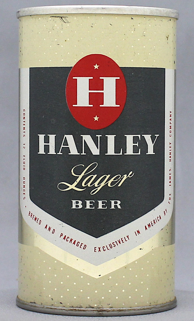 Hanley Lager Beer 12 Oz Tab Top Can