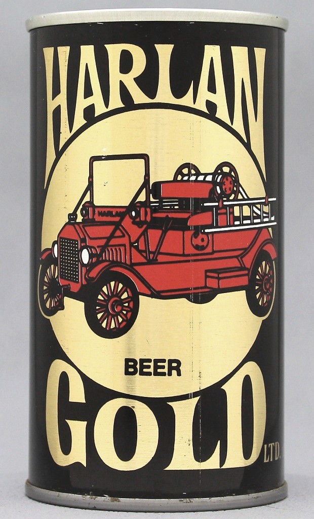 Harlan Gold Beer 12 Oz Tab Top Can