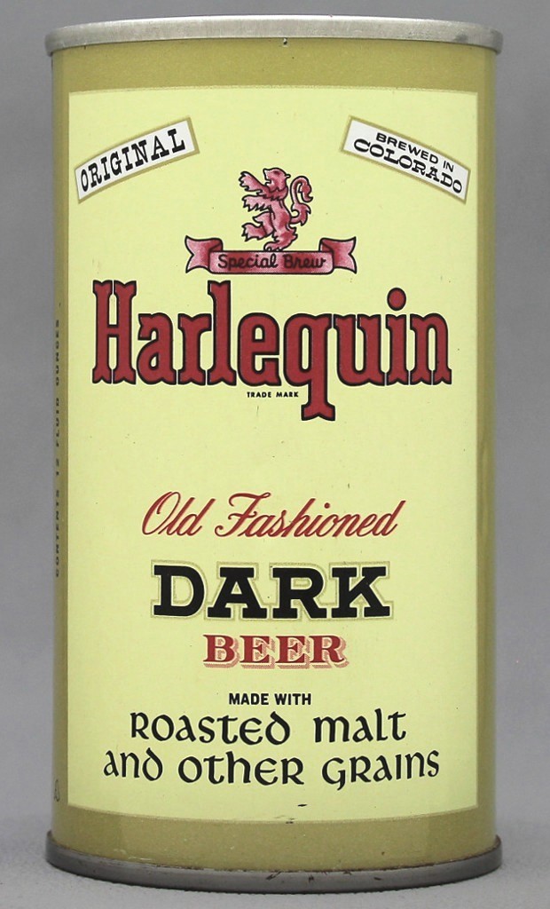 Harlequin Dark Beer 12 Oz Tab Top Can