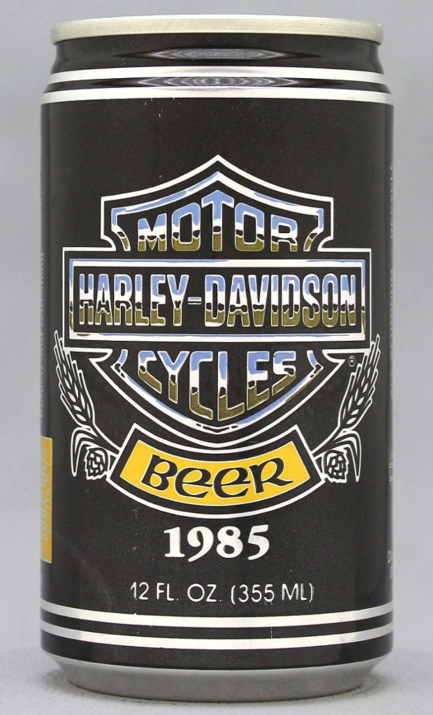 Harley Davidson Motor Cycles Beer 12 Oz Tab Top Can