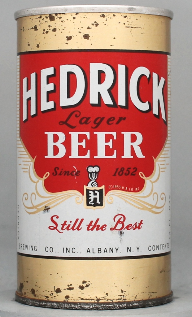 Hedrick Lager Beer 12 Oz Zip Top Can