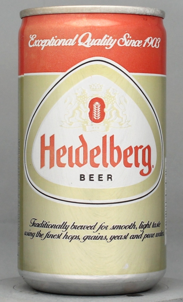 Heidelberg Beer 12 Oz Tab Top Can