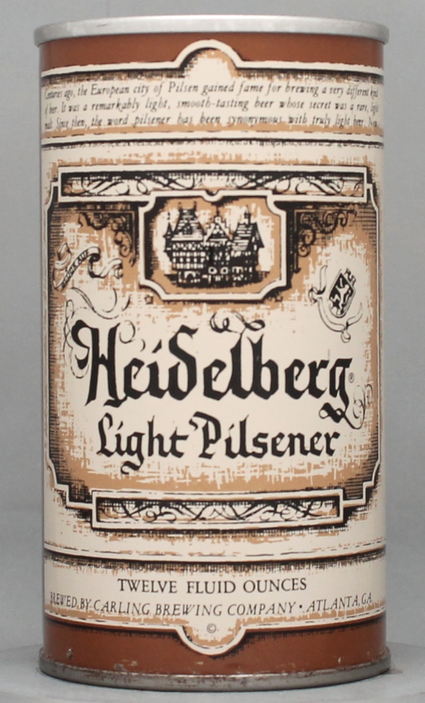 Heidelberg Light Pilsner Beer 12 Oz Tab Top Can