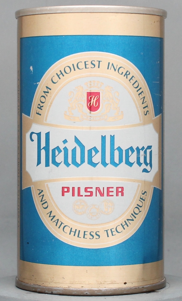 Heidelberg Pilsner Beer 12 Oz Tab Top Can