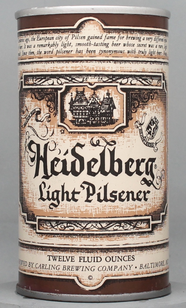 Heidelberg Light Pilsener Beer 12 Oz Tab Top Can