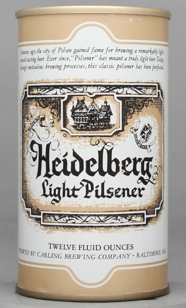 Heidelberg Light Pilsener Beer 12 Oz Tab Top Can