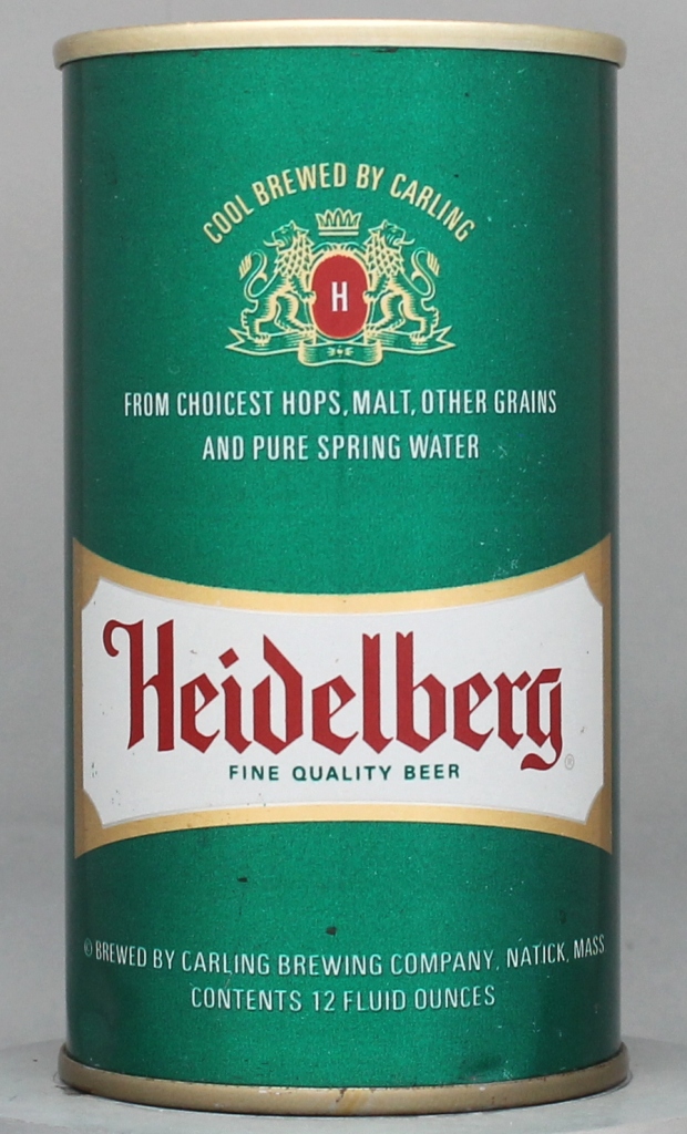 Heidelberg Fine Quality Beer 12 Oz Tab Top Can