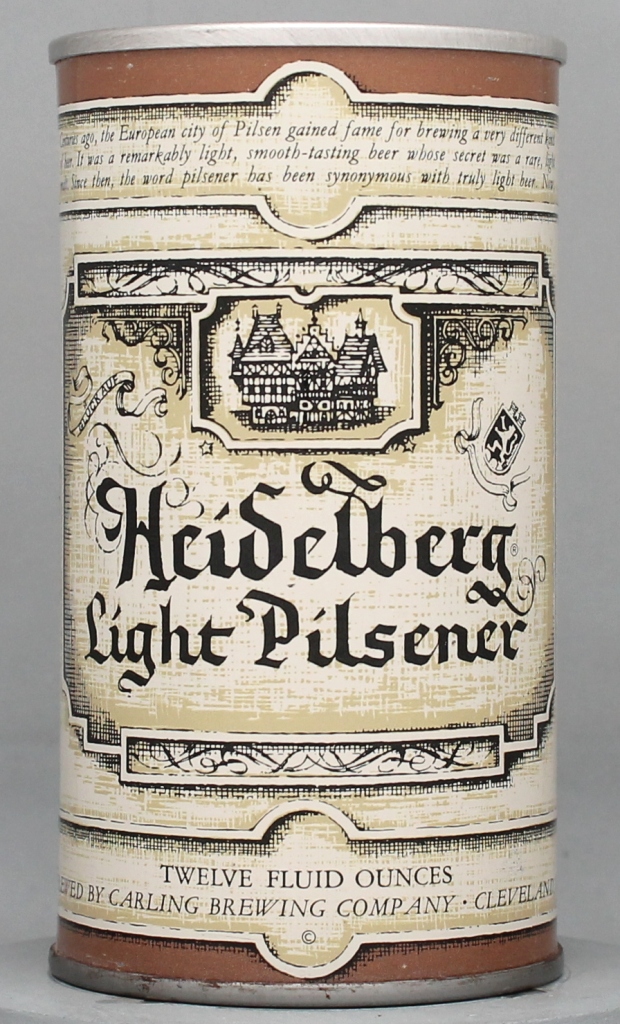 Heidelberg Light Pilsner Beer 12 Oz Tab Top Can