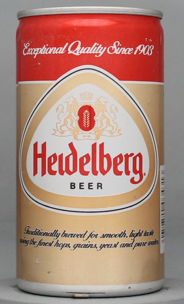 Heidelberg Beer 12 Oz Tab/Stay Top Can