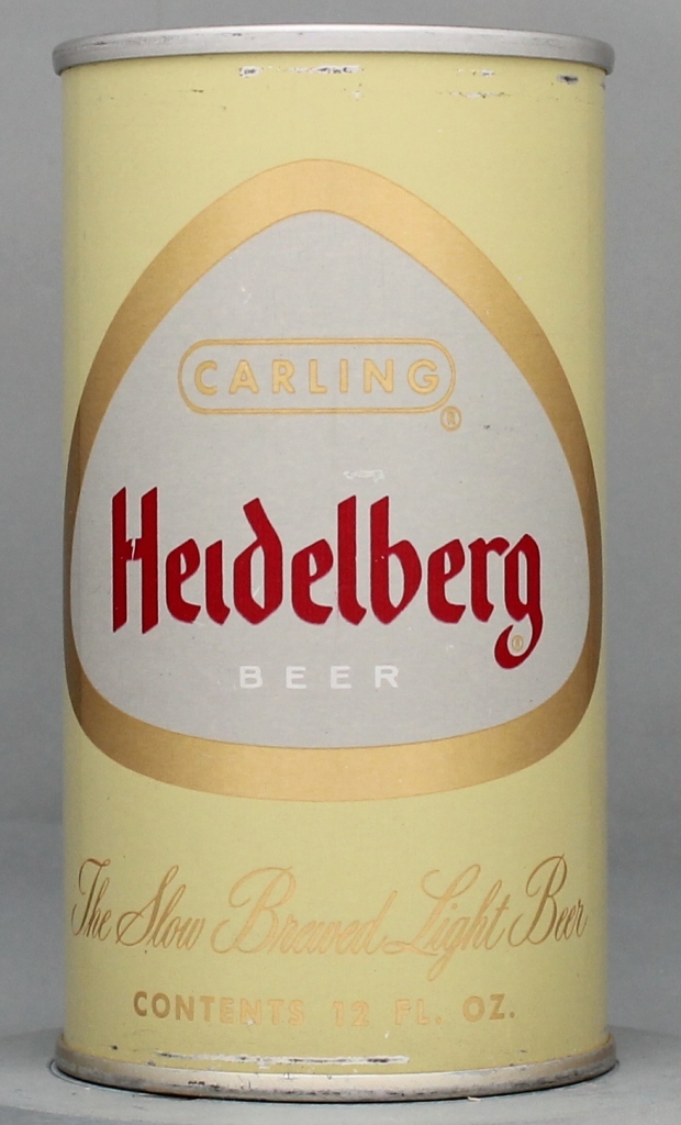 Heidelberg Beer 12 Oz Zip/Tab Top Can